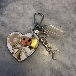 Vintage Poppy Goldie Coach purse charm